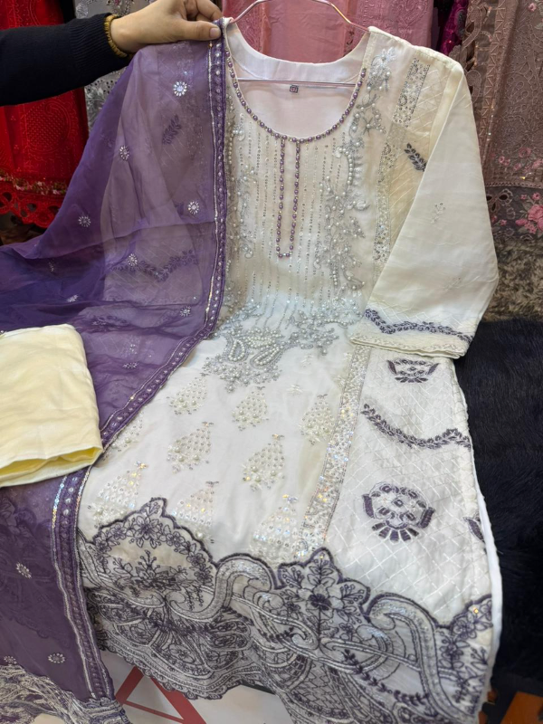 Premium Gold  Organza Party Dress